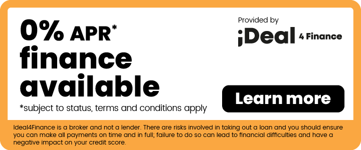 0% APR finance available